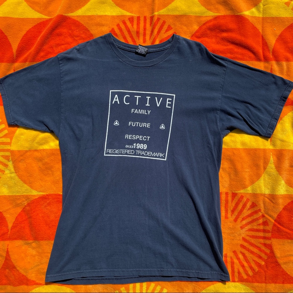 Dark / Navy Blue Vintage Active Ride Shop T-Shirt